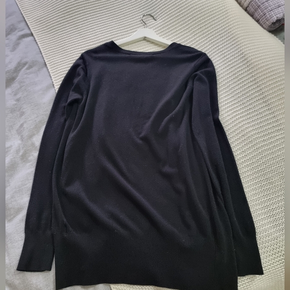 Zara black long cardigan - Picture 3 of 4